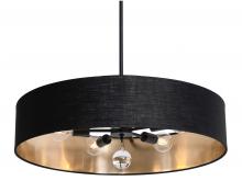  CLNP30MBBK-BKGD - Celine Pendant 30'' Medium Base BK - BKGD shade