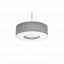  MCP1524MBSN-GY - Montclair 15'' Med Base Pendant - SN w/ GY