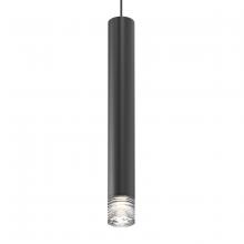  3059.25-CK25-J20 - 3" Tall LED Pendant w/ Clear Ribbon Glass Trim and 25? Narrow Flood Lens