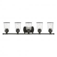  10515-04 - 5 Light Black Large Vanity Sconce