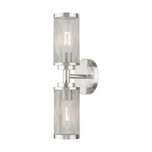  14122-91 - 2 Lt Brushed Nickel Wall Sconce