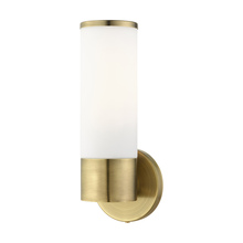 Livex Lighting 16561-01 - 1 Lt Antique Brass ADA Single Sconce