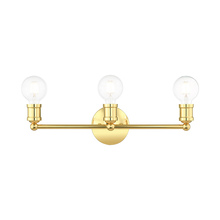 Livex Lighting 16713-02 - 3 Lt Polished Brass Bath Vanity
