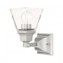  17171-91 - 1 Lt Brushed Nickel Wall Sconce