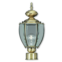 2009-01 - 1 Light Antique Brass Post-Top Lantern