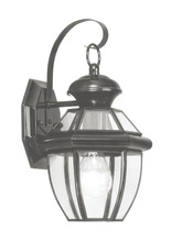  2051-04 - 1 Light Black Outdoor Wall Lantern