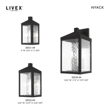 Livex Lighting 20531-04 - 1 Lt Black Outdoor Wall Lantern