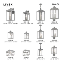 Livex Lighting 20591-80 - 1 Lt Nordic Gray Outdoor Pendant Lantern
