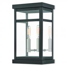  20702-04 - 2 Lt BK Outdoor Wall Lantern