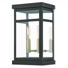  20702-07 - 2 Lt BZ Outdoor Wall Lantern