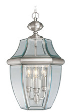  2355-91 - 3 Light BN Outdoor Chain Lantern