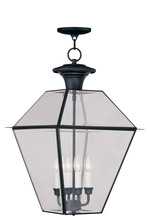  2387-04 - 4 Light Black Outdoor Chain Lantern