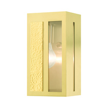  27411-12 - 1 Lt Satin Brass  Outdoor ADA Wall Lantern