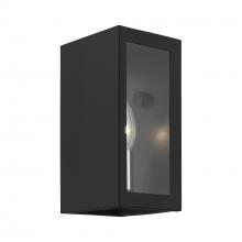  29121-14 - 1 Light Textured Black with Brushed Nickel Candles Outdoor ADA Small Sconce