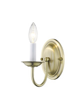  4151-01 - 1 Light Antique Brass Wall Sconce