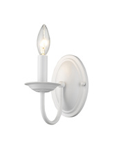  4151-03 - 1 Light White Wall Sconce