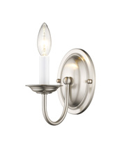  4151-91 - 1 Light Brushed Nickel Wall Sconce