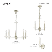  42701-35 - 1 Lt Polished Nickel Wall Sconce