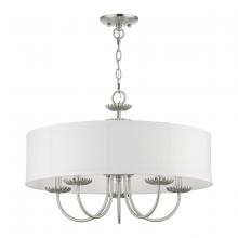  42985-91 - 5 Light Brushed Nickel Pendant Chandelier