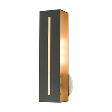  45953-14 - 1 Lt Textured Black with Brushed Nickel Accents ADA Single Sconce