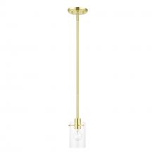  46151-12 - 1 Light Satin Brass Single Pendant