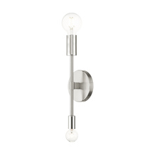  46438-91 - 2 Lt Brushed Nickel Wall Sconce