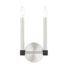  46882-91 - 2 Lt Brushed Nickel Wall Sconce