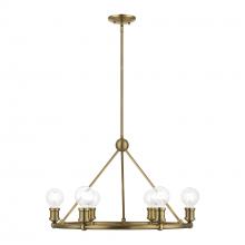  47166-01 - 6 Light Antique Brass Chandelier