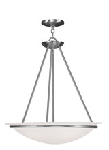  4826-91 - 3 Light Brushed Nickel Pendant