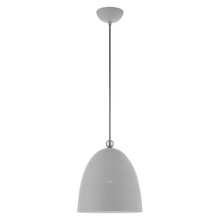  49109-80 - 1 Lt Nordic Gray Pendant