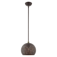  49181-07 - 1 Lt Bronze Pendant