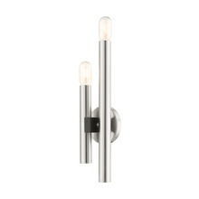  49992-91 - 2 Lt Brushed Nickel ADA Double Sconce