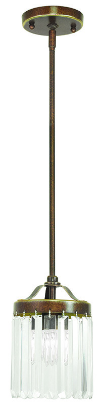  50530-64 - 1 Light Palacial Bronze Mini Pendant