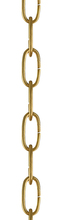  56136-12 - Satin Brass Standard Decorative Chain