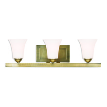  6493-01 - 3 Light Antique Brass Bath Vanity