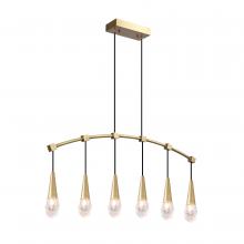 Kanova Lighting KCH3104L-6BS - Ayla Linear Chandelier