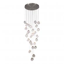  KCH3210R-27BN - Pensey Multi - Light Chandelier In Brushed Nickel Finish