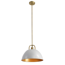 Kanova Lighting KPN0117-1MW - Bellagio Pendant With White Finish