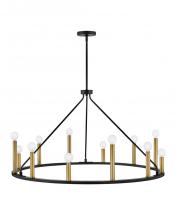  83159BK - Large Single Tier Chandelier