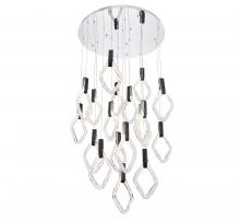  10104-01 - Catania, 18 Light Round LED Chandelier, Chrome