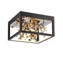  10109-02 - Terlizzi, Square LED Ceiling Mount, Matte Black