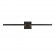 Lib & Co. 10131-06 - Ragusa, Large LED Wall Mount, Metallic Black