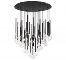  10148-02 - Positano, 44 Light Round LED Chandelier, Matte Black