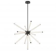  10154-02 - Volterra, Large LED Chandelier, Matte Black