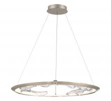  10176-031 - Nettuno, Large LED Chandelier, Metallic Brushed Champagne