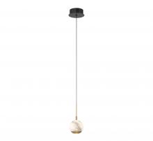 Lib & Co. 10202-02 - Baveno, 1 Light LED Pendant, Matte Black