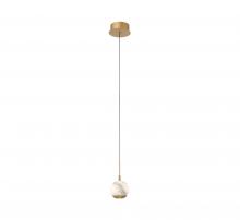 Lib & Co. US 10202-030 - Baveno, 1 Light LED Pendant, Painted Antique Brass