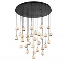  10206-02 - Baveno, 31 Light LED Grand Chandelier, Matte Black