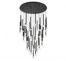 Lib & Co. US 12112-02 - Soffio, 44 Light Round LED Chandelier, Matte Black