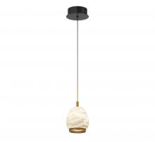  12135-02 - Lucidata, 1 Light LED Pendant, Matte Black